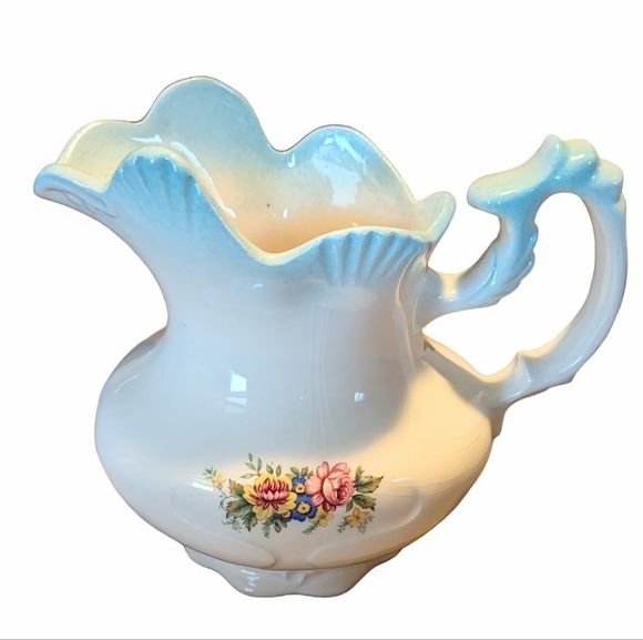 Vintage Ceramic Water Pitcher - Picture 1 of 6